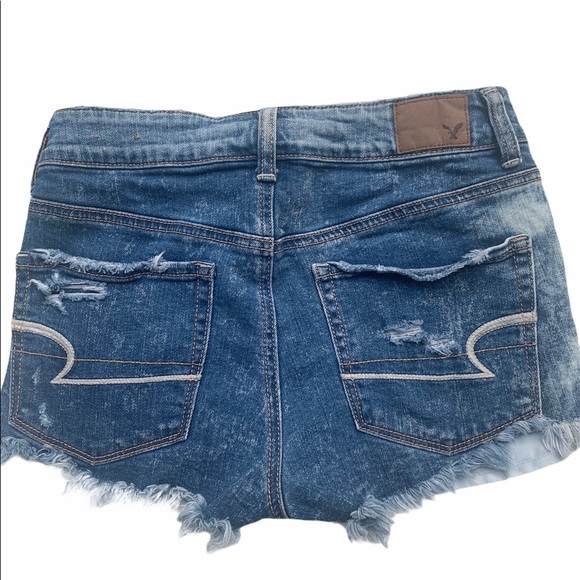 American Eagle Outfitters Hi Rise Denim Shorts - Picture 2 of 6